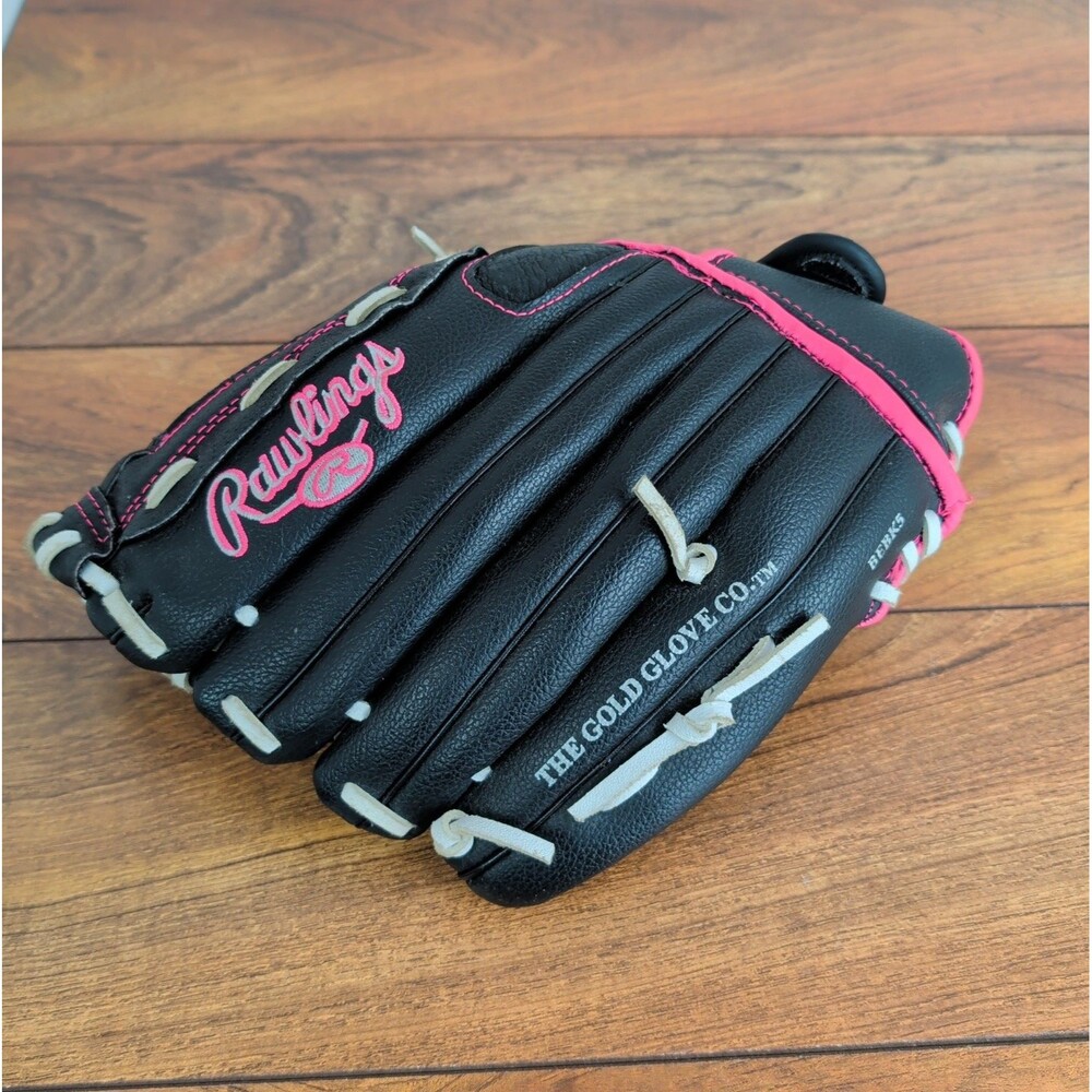 Rawlings Fast Pitch Softball 11.5" WFP115 Leather Glove Pink Black RHT WFP 115